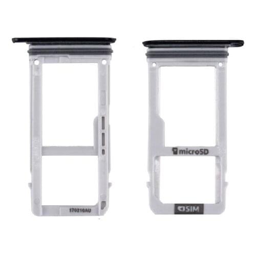 50pcs/lot Single Dual SIM Card Tray Slot Micro SD Card Holder Adapter For Samsung Galaxy A3 A320 2017 sim tray