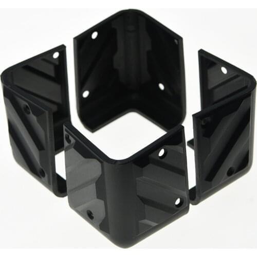 8x Plastic Guitar Amplifier Protector Corner Speaker Cabinet Corners Black