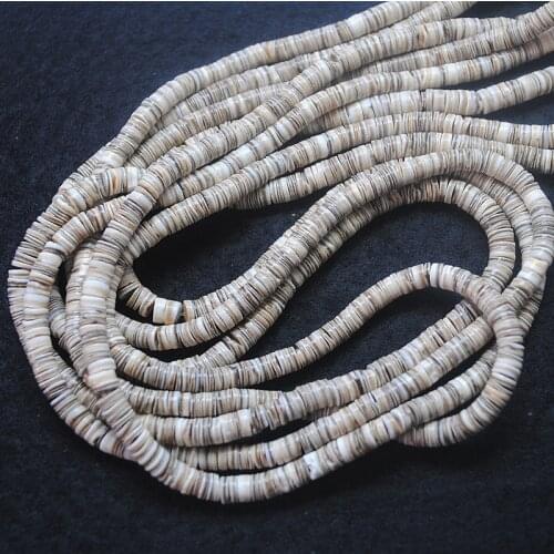 22" inches length nature shell chips shell disc diameter size 5mm for women bracelets making many colors choices natural materi