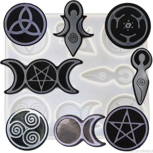 Jewelry Casting Making DIY Silicone Resin Mold Goddess Totem Moulds Props Suitable for DIY Lover Goddess Totem Mold Dropshipping