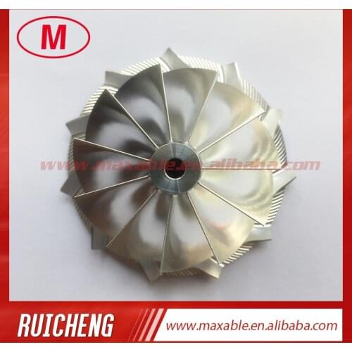 GT15-25 53.53/69.00mm 11+0 blades turbocharger billet/milling/aluminum 2618 compressor wheel