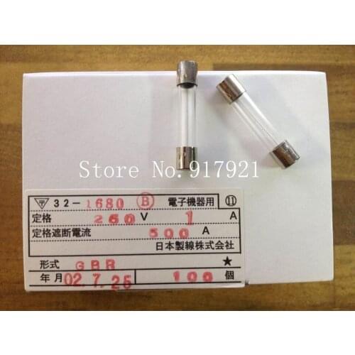 [ZOB] Imported Japanese JET GBR 6X30 1A 250V FUSE original micro glass --200pcs/lot