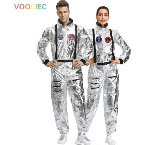 M-XL Halloween Couple Wandering Earth Same Space Costume Men Women Astronaut Stage Costume