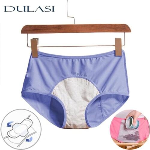 Menstrual Pants Breathable Physiological Panties Sexy Leak Proof Underwear Women Mid Waist Warm Healthy Briefs Dropshipping