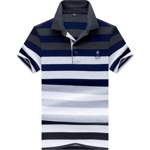 High Quality Mens POLO Shirt Clothes 2020 New Summer Cotton 95% Embroidered Short-sleeved Polo Shirt Brand Clothing