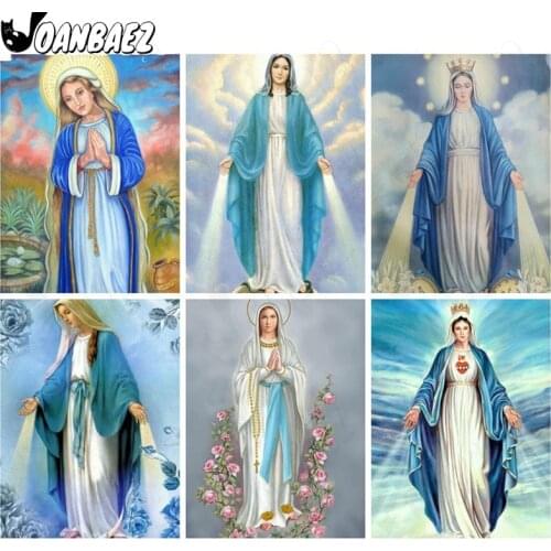 Religious Diamond Painting Character Cross Stitch Embroidery Abstract Mosaic Kit 5D Diy Hand-Inlaid Home Decoration Design