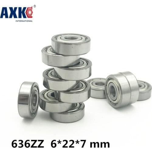 Rolamentos Factory Direct Sale636 636zz 636-2z 636z 80036 6*22*7 Mm High Quality Miniature Deep Groove Ball Bearing 50pcs/lot