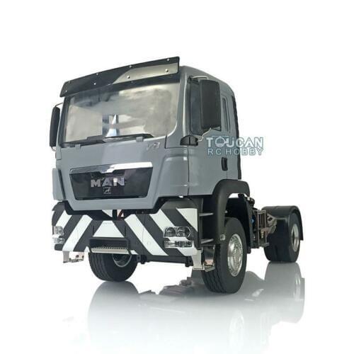 LESU Tractor Truck 1/14 MAN TGS 4*2 RC Metal Chassis Model Motor Painted Cabin THZH0950-SMT3