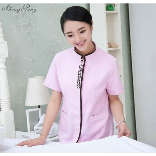 Housekeeping uniforms Hotel uniform Restaurant waitress uniforms waitress uniform pastry housekeeping clothing Q408