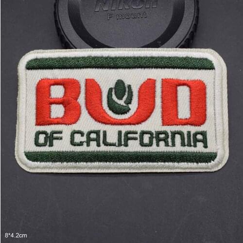 Word Letters Bud Embroidered Clothes Patches For Clothing Cap Jeans Stickers Garment Wholesale