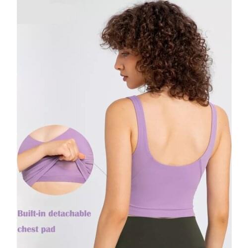 ZenYoga PASSION U-Back Women Yoga Bras Buttery Soft Workout Gym Racerback Crop Tank Sexy Sports Sleeveless Shirt Athletic Tops