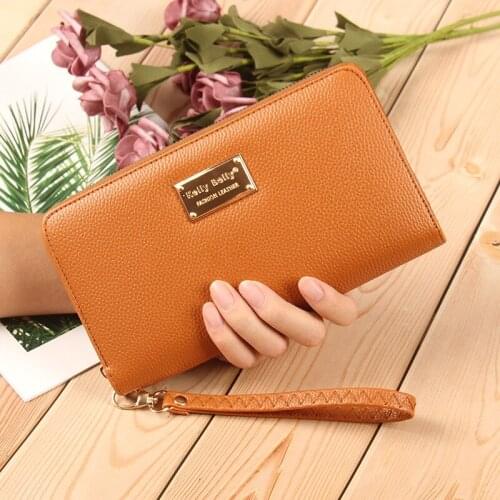 Women Fashion Long Zipper Wallet Billfold Phone Pouch Case Coin Pocket Change Purse Credit Bank ID Card Holders Cover Wallet