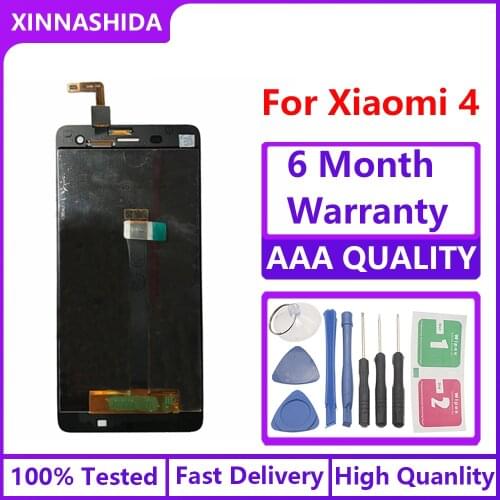 LCD Screen For XIAOMI Mi4 LCD Display Touch Screen with Frame Replacement Display For Xiaomi Mi4 Mi 4 M4 LCD Display