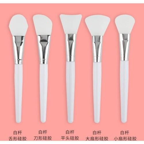 1pcs Professional Silicone Mask Brush DIY Home Salon Silicone Facial Mud Mixing Brush for Skin Care Reusable Cosmetic Tool