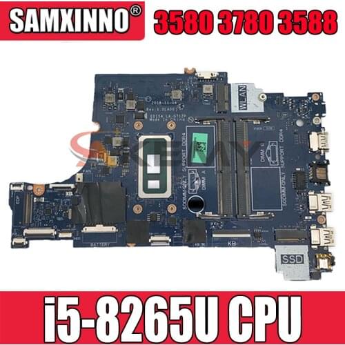 100% working for dell inspiron 3580 3780 3588 motherboard CN-0VFMW4 0VFMW4 EDI54 LA-G712P with i5-8265u built in board tested ok