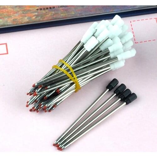 100pcs 7cm,2.75'' Blue Black Ink Gel Pen Refill for swarovski crystal ball pen,stylus Stationery Office Supplies