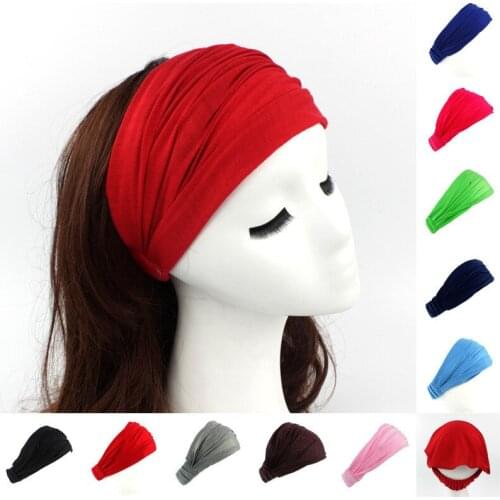 Elastic Headbands for Women Hair Bands Headscarf Cap 3 In1 Hairband Wrap Wash Face Bandana Turban Hair Accessories for Girls