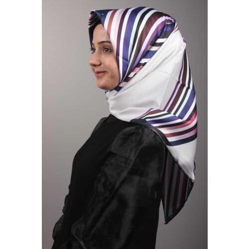 ARMİNE PATTERNED TWİLL SCARF 1005P - RENK-08