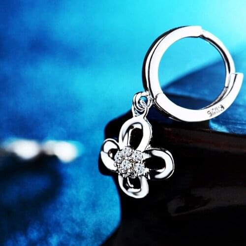 BEBE Round Loop Earring with High Quality Tiny AAA+ CZ small 13MM Hoop Earrings with Crystal Dangle For Women Jewelry Wholesale