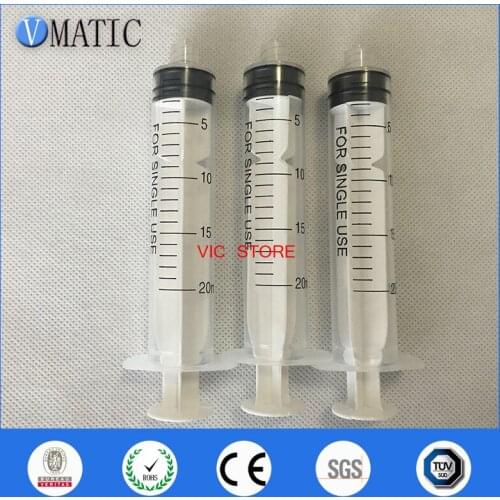 Free Shipping 20cc Hand Syringe Dispensing Applicator Dispensing Pastes Sealants And Epoxies Glue Dispensing Syringe 20ml