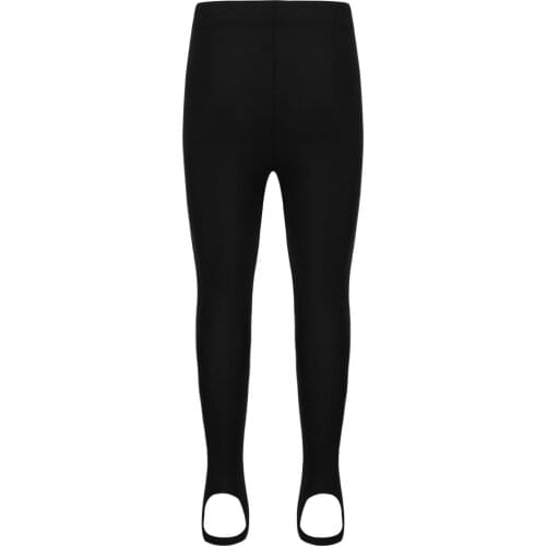 Unisex Kids Boys Girls Dance Sport Legging Stirrup Pantyhose Stockings Leggings Children Tights for Yoga Gymnastics Ballet Dance