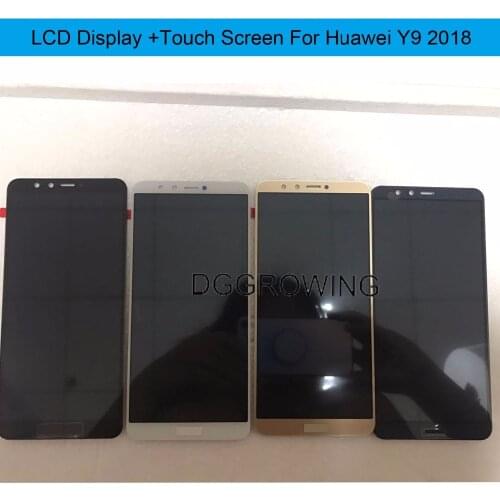 DGGROWING 5.93" 2160*1080 Pixel Mobile Phone Lcd Display With Touch Screen Digitizer Replacement Parts For Huawei Y9 2018+Tools