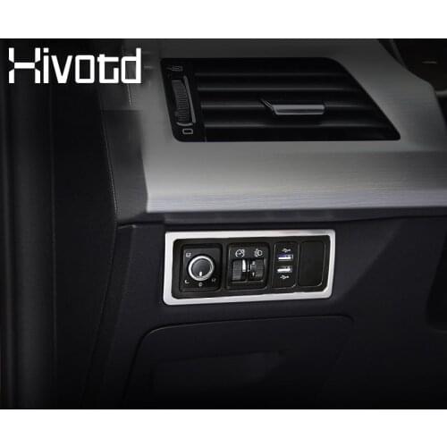 Hivotd For Geely Atlas Emgrand NL-3 Proton X70 Accessories Headlights switch Button Cover Decorative sticker Car Styling 2019