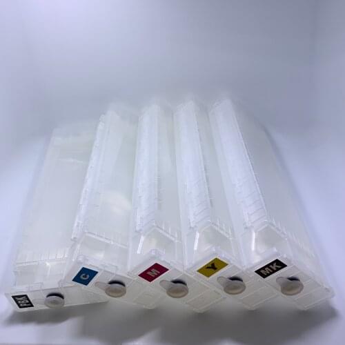 1set 5 Color Empty Refill ink cartridge T6941 T6942 T6943 T6944 T6945 with Permanent chip for Epson SC T3000 T5000 T7000