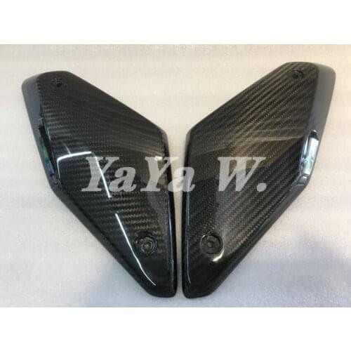 Real Full Carbon Fiber fairings kit fit For Honda CBR650 CB650R Side Panels 2019-2020 CBR650 Side Panels 2019-2020