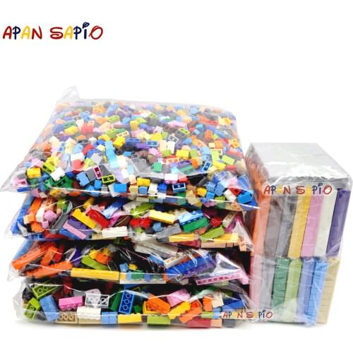 1000PCS DIY Building Blocks Figures Educational Creative Compatible With Brands Bricks Toys for Children Kids Birthday Gift