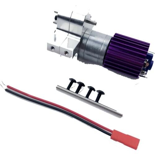 Gearbox 4WD 6WD Army Cargas C24 Metal Transfer Case DIY PARTS to 370 Brush Motor Transmission for WPL RC Car