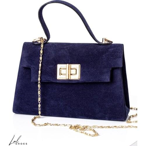 Lal Shoes & Bags With Suede Sides Clip Small Hand Bag-s. Navy blue 'Turkish' Quality 2021 Fashion Design Season Comfort Fast Shipping