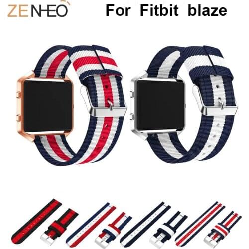 Nylon Wrist Strap For fitbit blaze Classic watchband unique Sport Watch Bands Replacement Bracelet For fitbit blaze wristbands