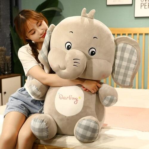 New Soft Angel Elephant Plush Toys Stuffed Animals Pillow Cushion Baby Cloth Infant Appease Doll Children Gift