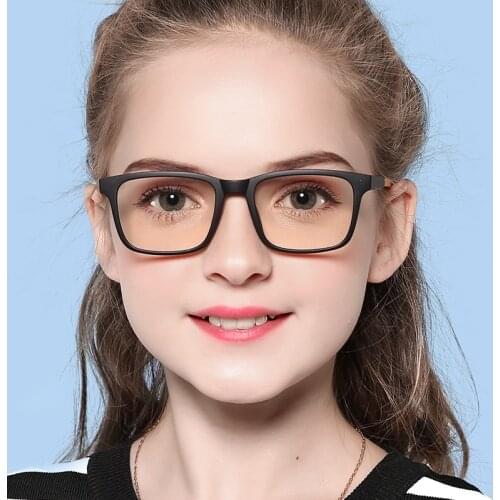 Blue Light Blocking Glasses For Boy Girl Square Optical Glasses Frame 2021 Fashion Anti Glare Computer Eyeglasses Child UV400