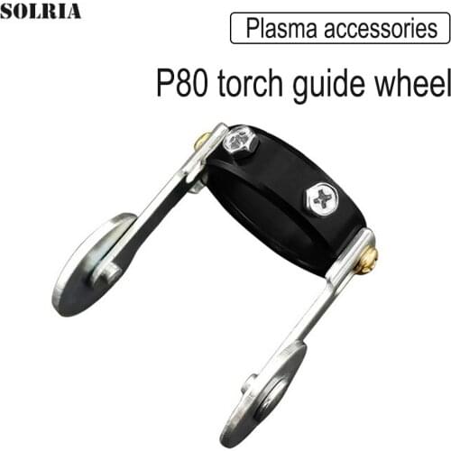 P-80 Durable Plasma Cutter Gun Guide Wheel Cutting Torch Pulley Linear Roller Marking Wheel Directional Walking Cutting Tools