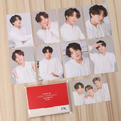 New Korean Bangtan Boys Poster V JUNG KOOK Photo Cards Lomo Cards Official Same Paragraph Album Periphery