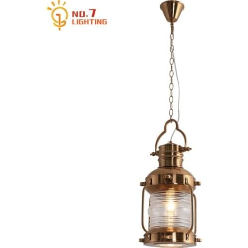 Italian Design Retro Industrial Pendant Lights LED E27 Iron Art Glass Hanging Light Fixtures Decor Loft Restaurant Dining Room