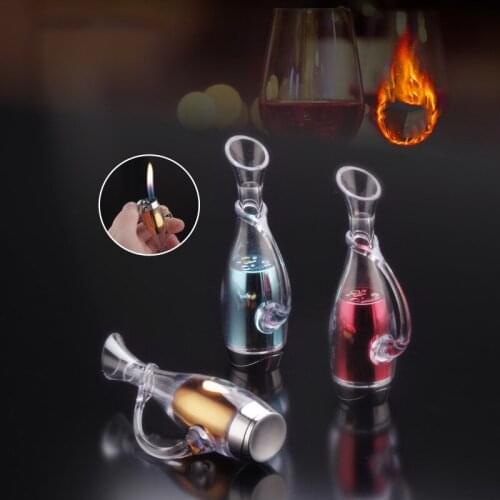 Simple Mini Cup Filled Butane Gas Lighter Creative And Convenient Mens And Women Ignition Tools Accessories Personal Gift