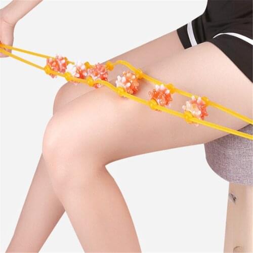 Massager Roller Ball Pull Back Body Roller Manual Back Puller Foot Massager Back Massager for Body Neck Roller Body Care Relax