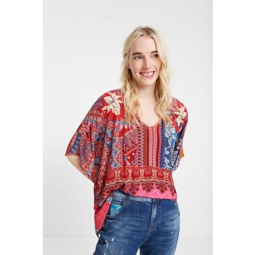 Spanish D European and American printed shirt