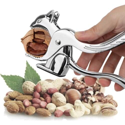 Pine Pecan Hazelnut Plier Multi-Function Squirrel Shape Almond Nut Pecan Nuts Nutcracker Sheller Opener Quick Walnut Cracker