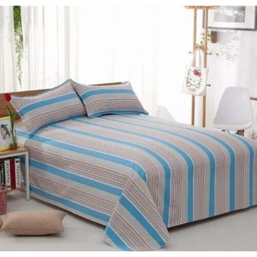 Handmade Thick Coarse Cloth Bed Sheet without Stitching Coarse Cloth Bed Sheet cover bed Jacquard 100% Cotton Plain