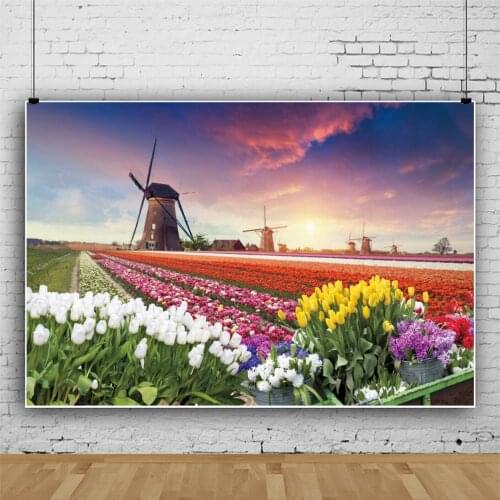 Spring Beautiful Cherry Blossom Forest Path Portrait Photography Backdrop Decor Photo Background Studio Photocall Props