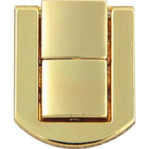 Vintage Retro Alloy Square Luggage Jewelry Gift Box Clasp Buckle Latch Hasp Lock alloy material long service life Party Favors