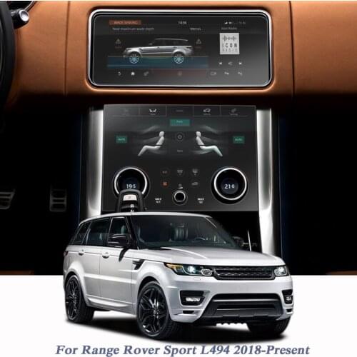 For Land Rover Sport L494 2018-Present Car TPU Climate Control Film GPS Navigation Screen Protective Film Dashboard Display Film