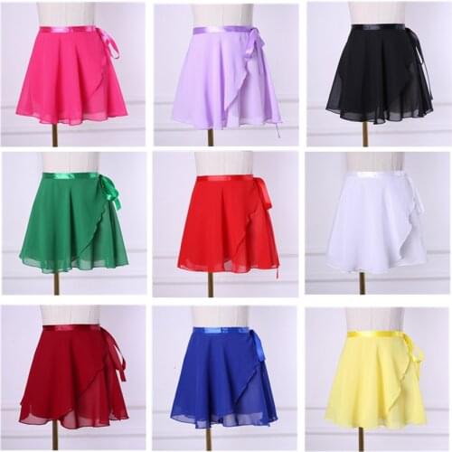 19 Colors Woman Dance Basic Ballet Skirt Girls Practice Dancing Skirt Women Chiffon Performance Dancewear Ballerina Costumes