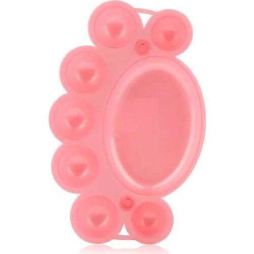 2Pcs Plastic Nail Color Paint Palette Holder Drawing Nail Art Color Palette for Nail Color Mixing Display Nail Art Tools