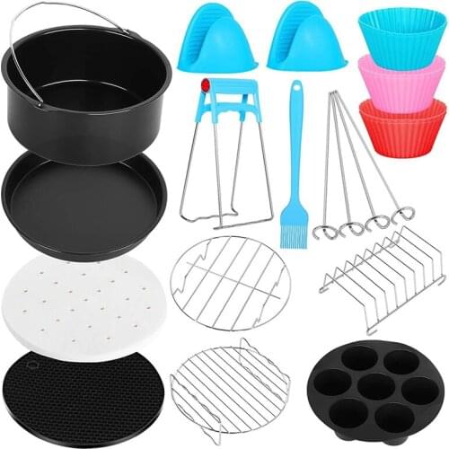 Air Fryer Accessories For Ninja Gowise Gourmia COSORI Ultrean Power XL Air Fryer Fit 3.6-4.0-6.8QT Air Fryer