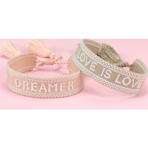 Brazil Boho Braided Bracelets for Women Friendship Bohemian Handweave Cotton Rope Cheap Ethnic Charm Pulseras Dropship